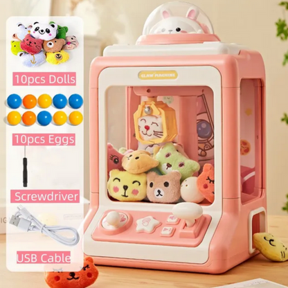 Mini Cartoon Amusement Claw Toy Machine