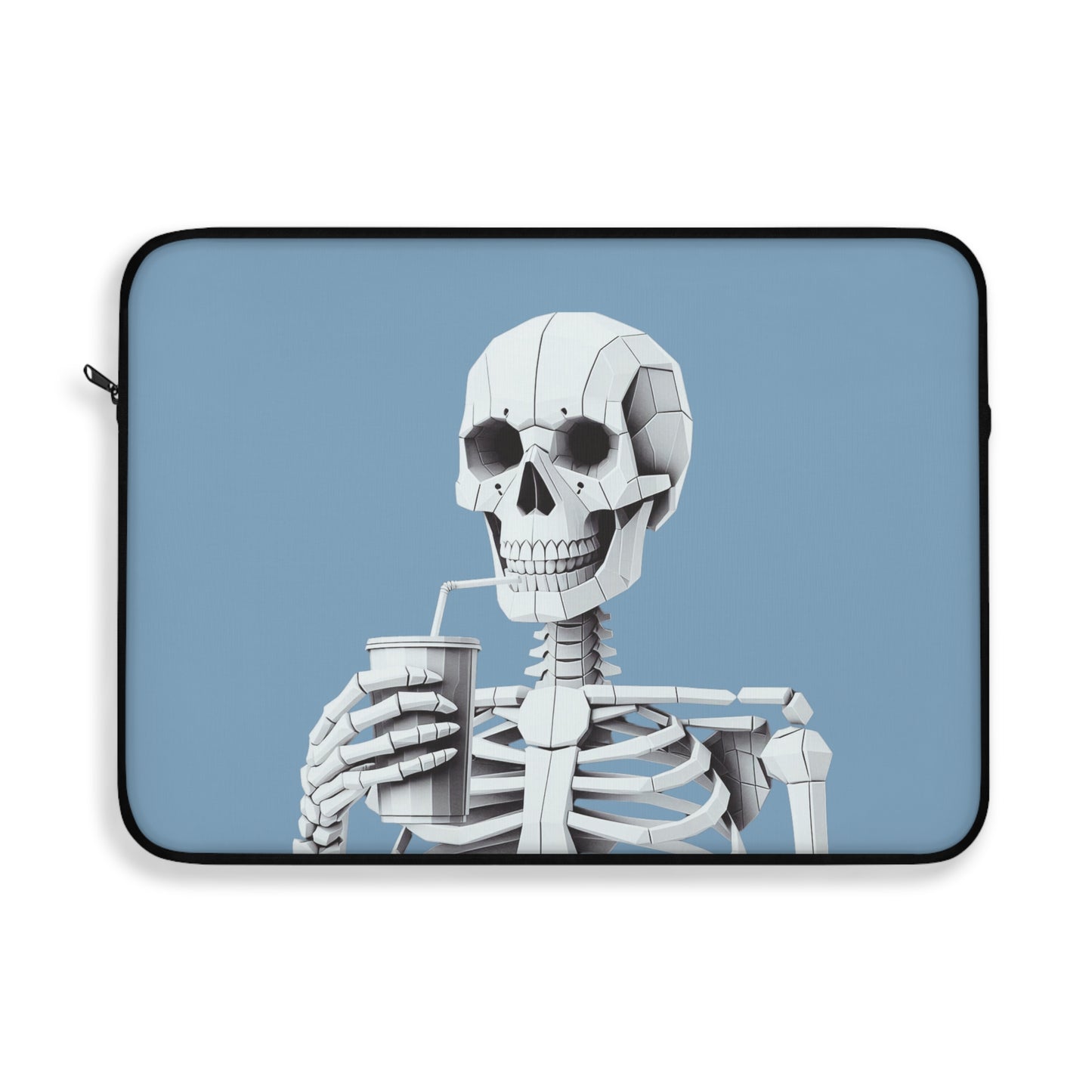 Skeleton Sipster Laptop Sleeve