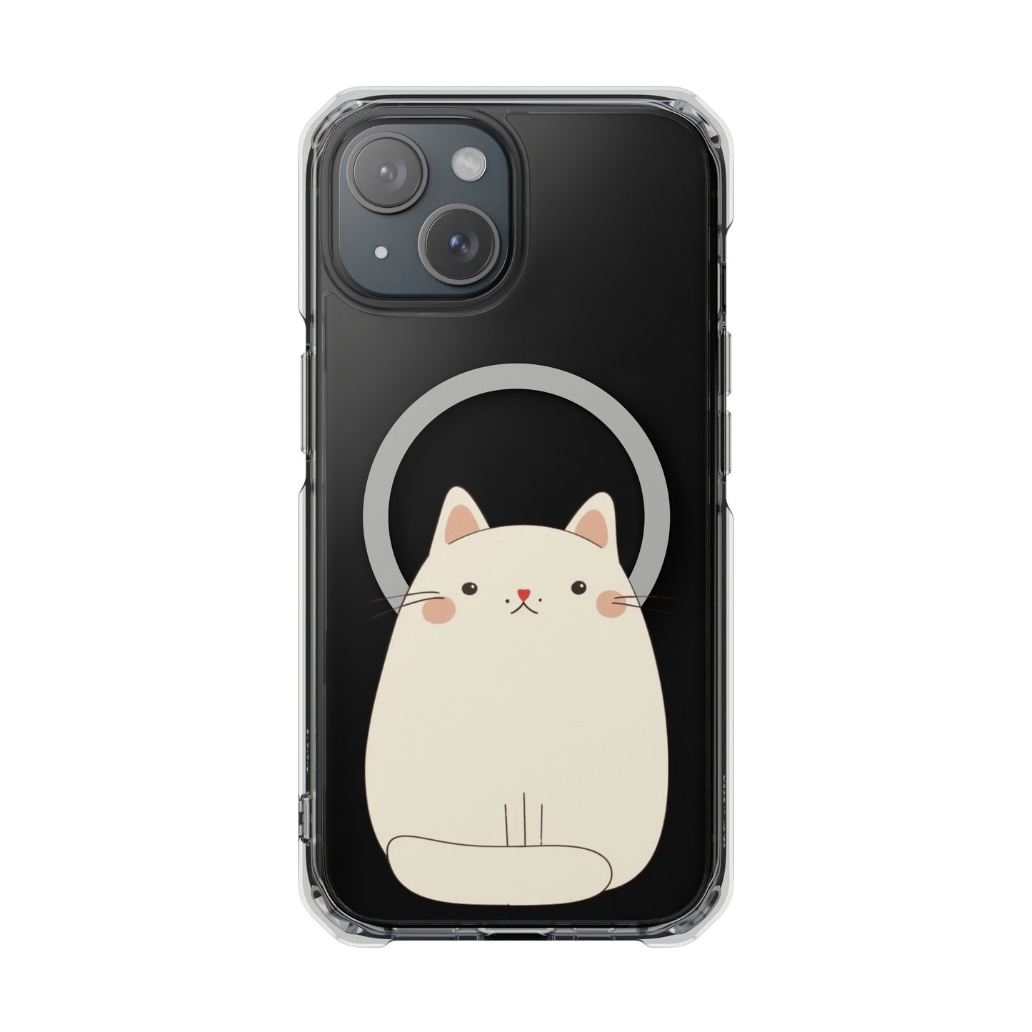 Oneticase Kawaii Chubby Cat Magnetic Case for  iPhone