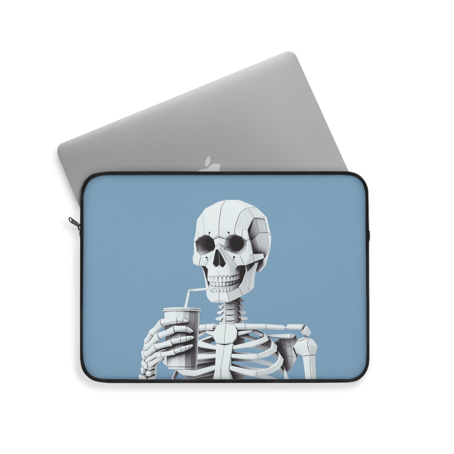 Skeleton Sipster Laptop Sleeve