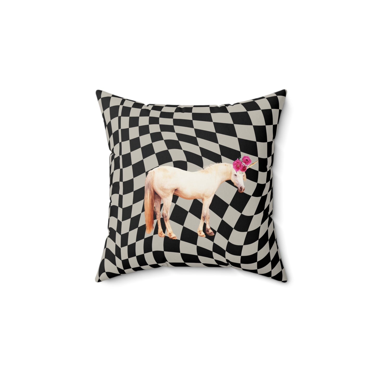 Mystic Retro Unicorn Square Pillow - 3 Sizes