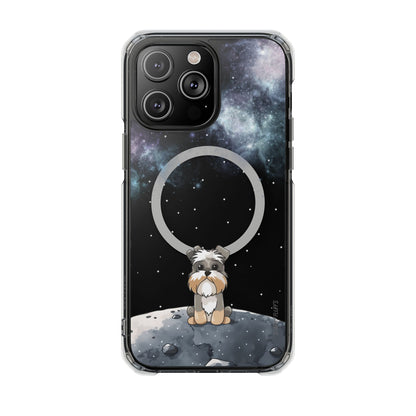 Starry Fluff's - Schnazzy in Space Magnetic Clear Case for iPhone Series