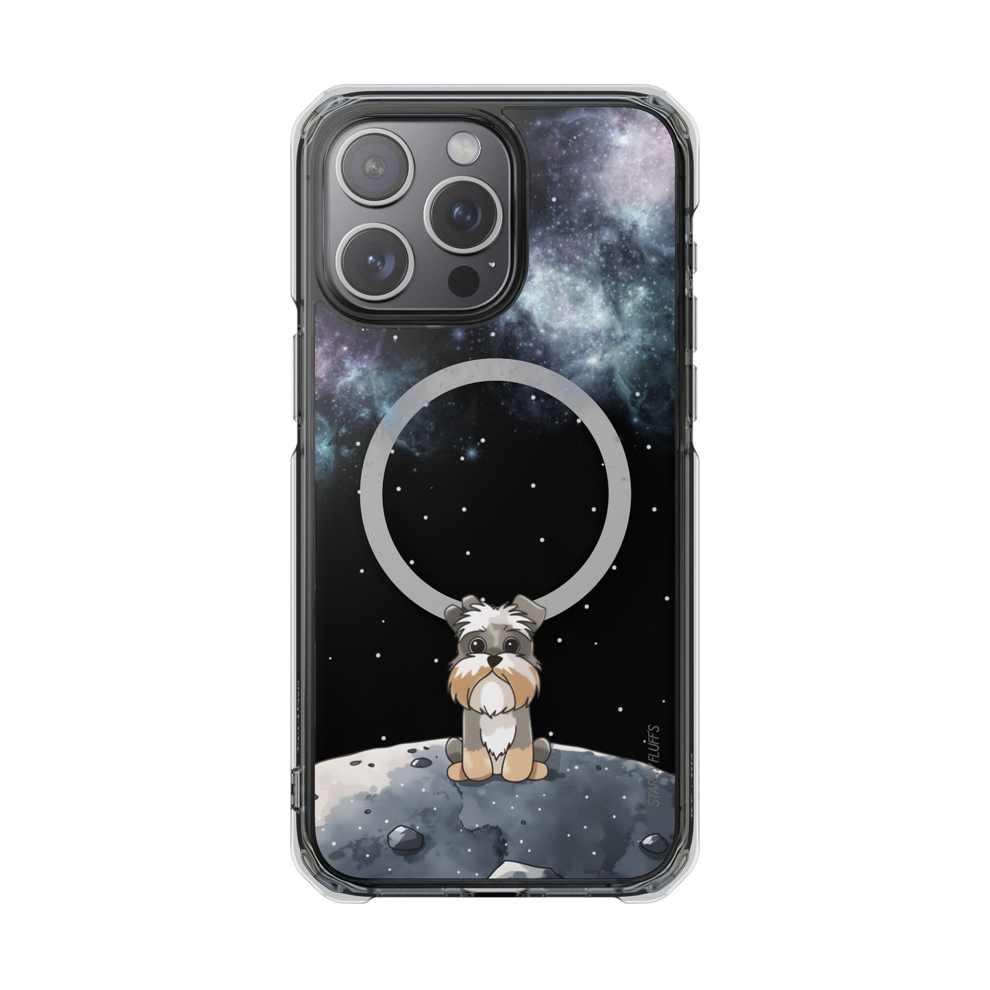 Starry Fluff's - Schnazzy in Space Magnetic Clear Case for iPhone Series