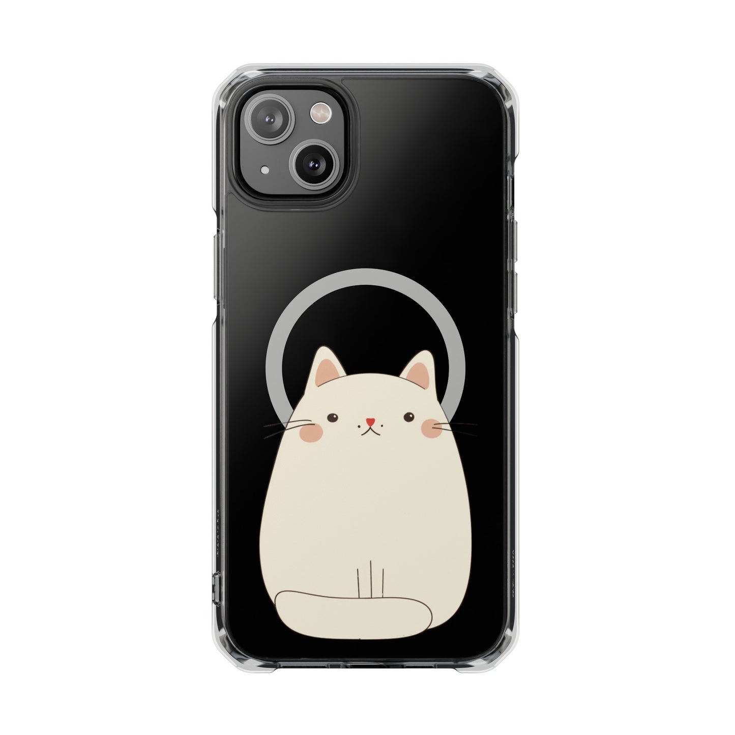 Oneticase Kawaii Chubby Cat Magnetic Case for  iPhone