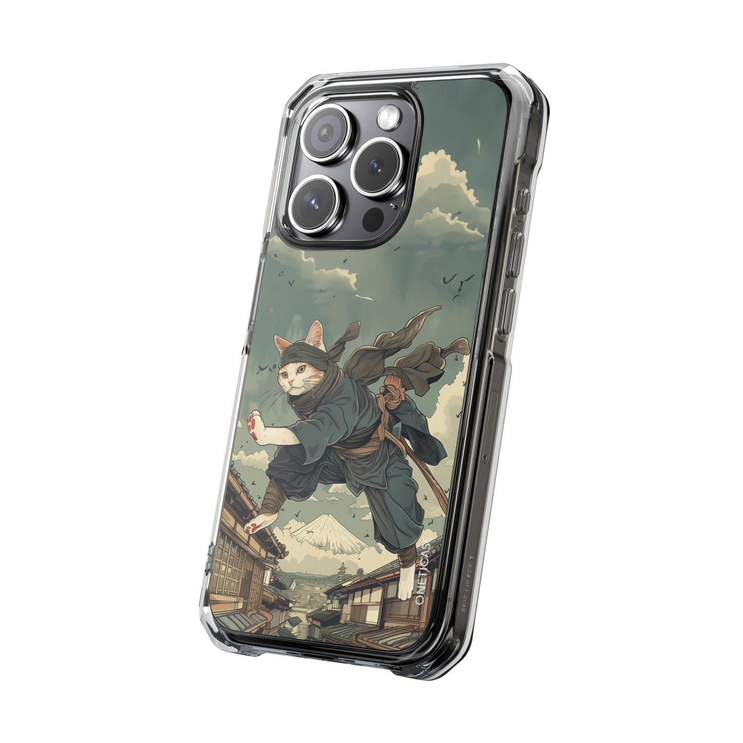 Ninja Feline Stealth Magnetic Clear Case for iPhone Series