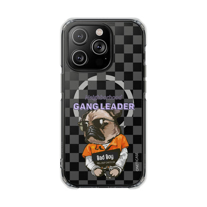 Pug Leader Magnetic Clear Case for iPhone Series