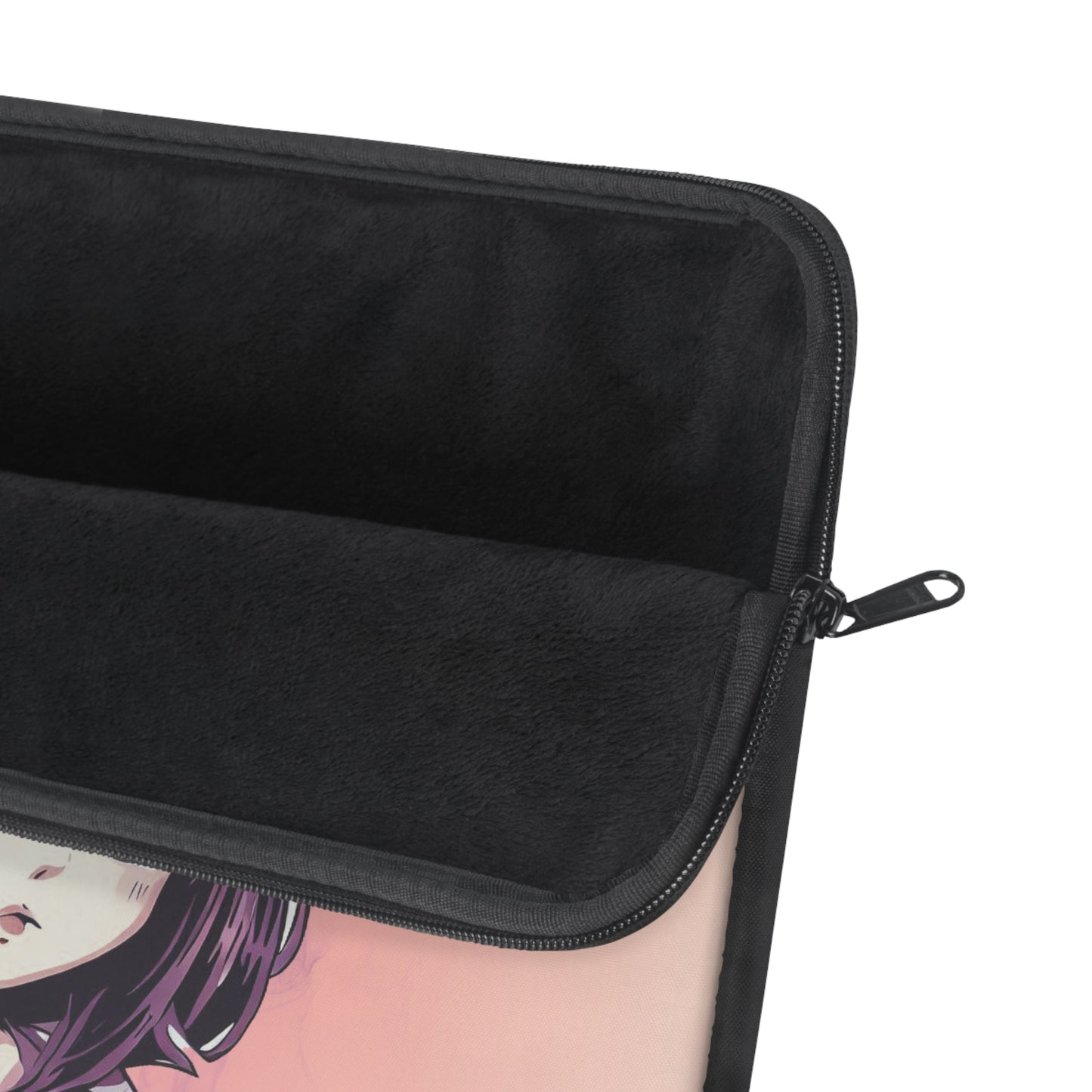 Purple Hair Anime Girl Laptop Sleeve