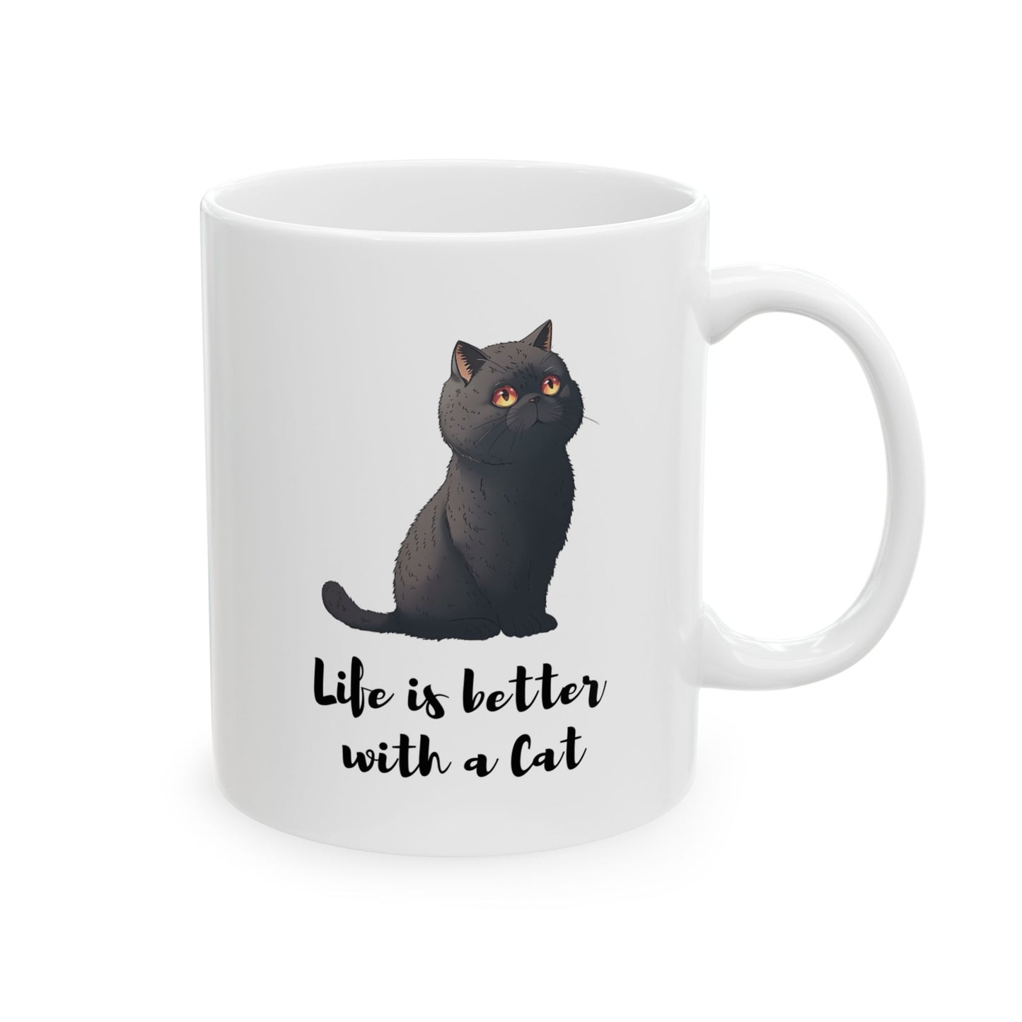 Life is Better with a Cat Mug