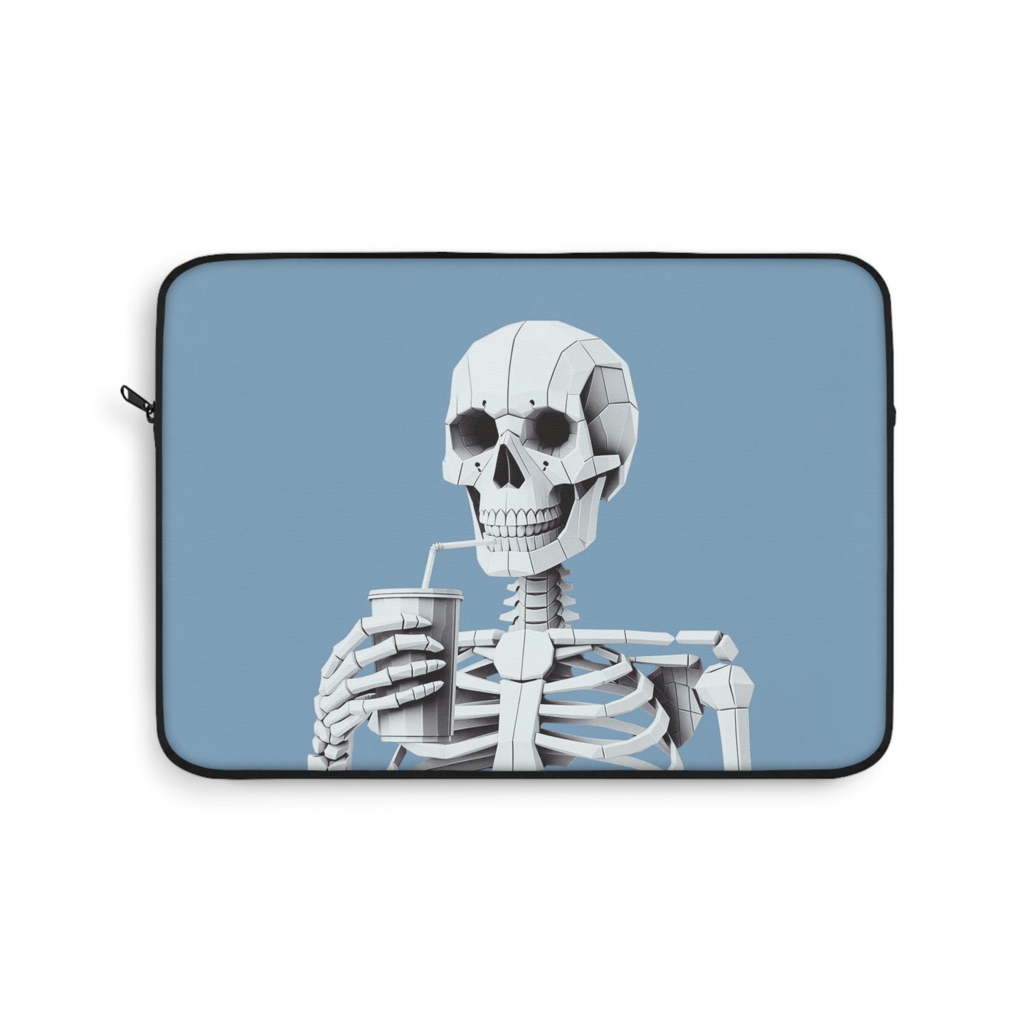 Skeleton Sipster Laptop Sleeve