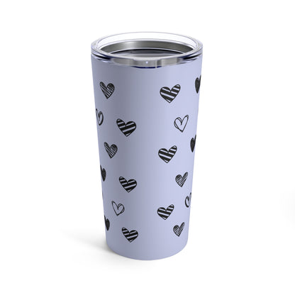 Hearts & Hearts Purple Tumbler 20oz