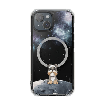 Starry Fluff's - Schnazzy in Space Magnetic Clear Case for iPhone Series