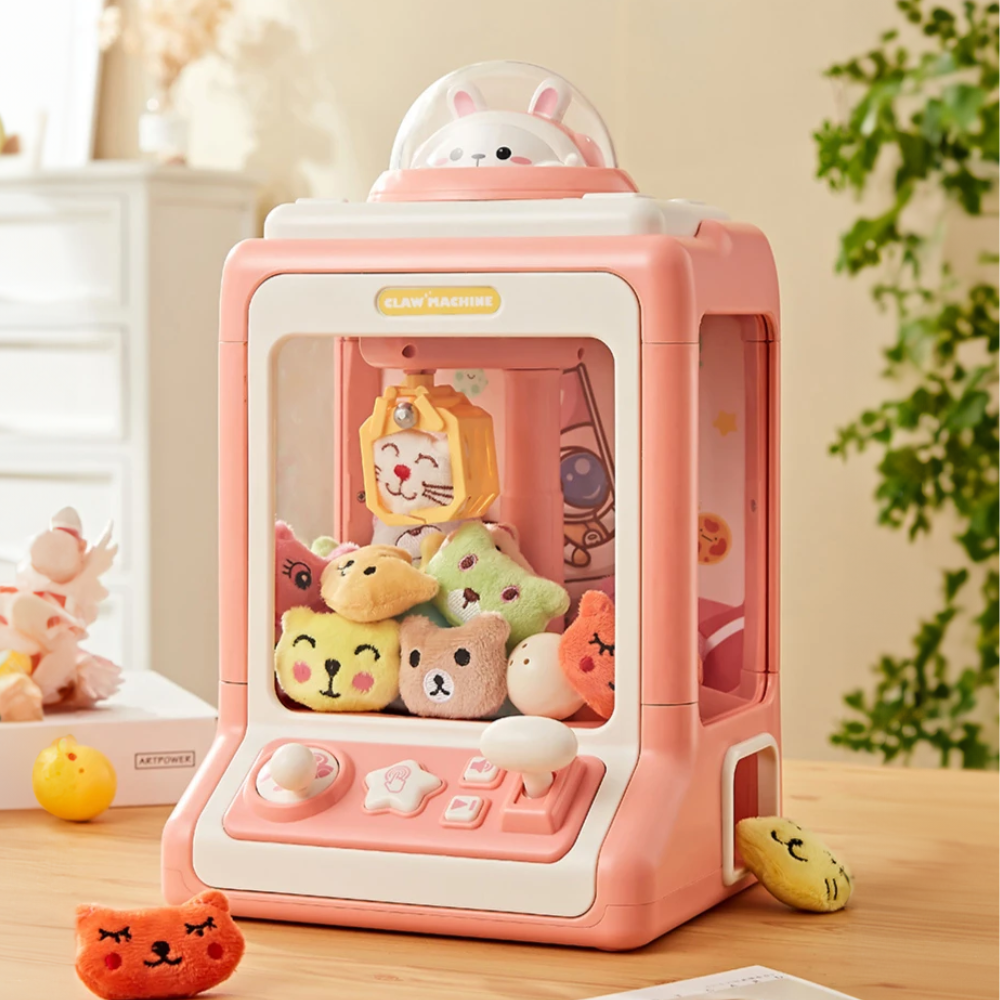 Mini Cartoon Amusement Claw Toy Machine