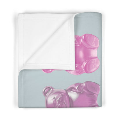 Gummy Bear Soft Fleece Baby Blanket