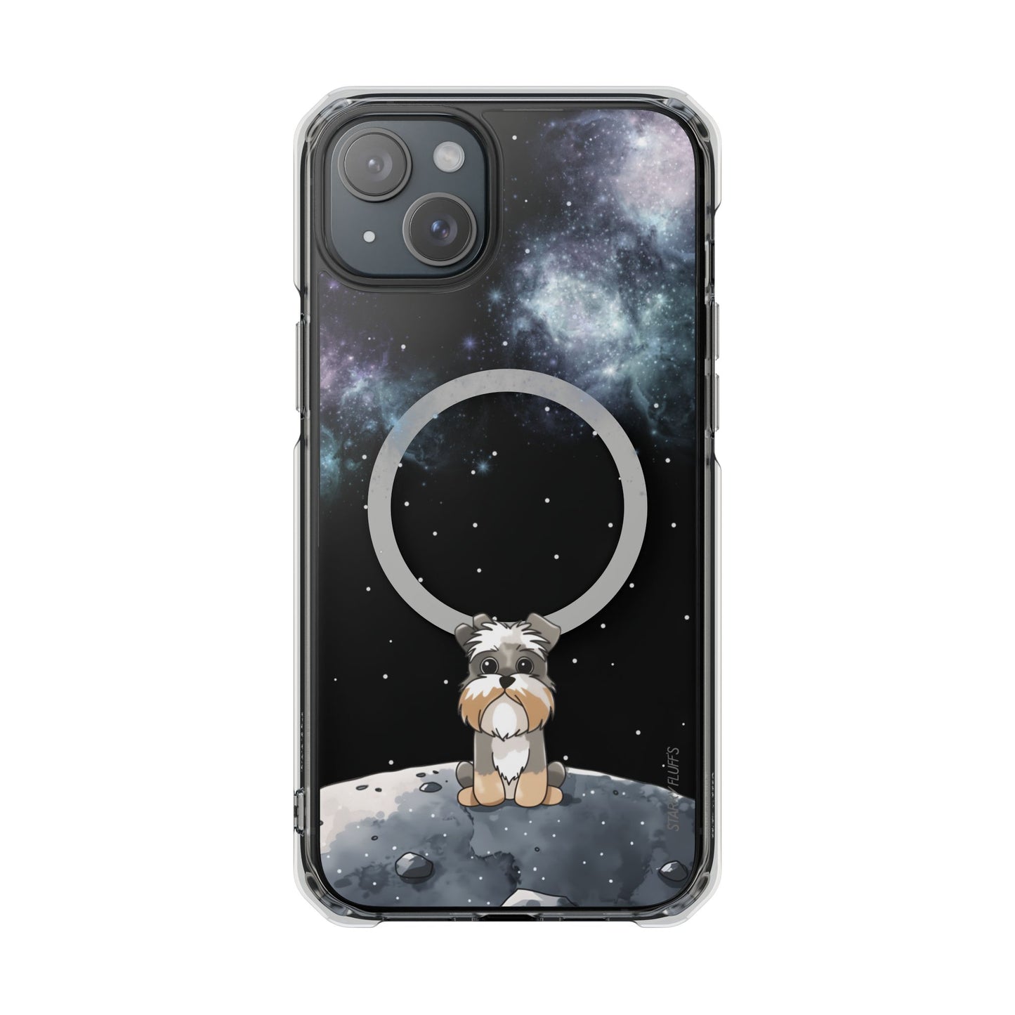 Starry Fluff's - Schnazzy in Space Magnetic Clear Case for iPhone Series