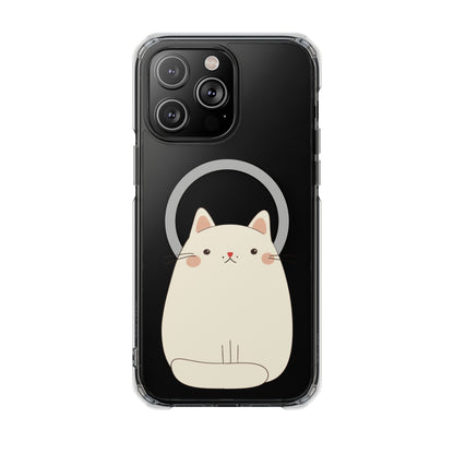 Oneticase Kawaii Chubby Cat Magnetic Case for  iPhone