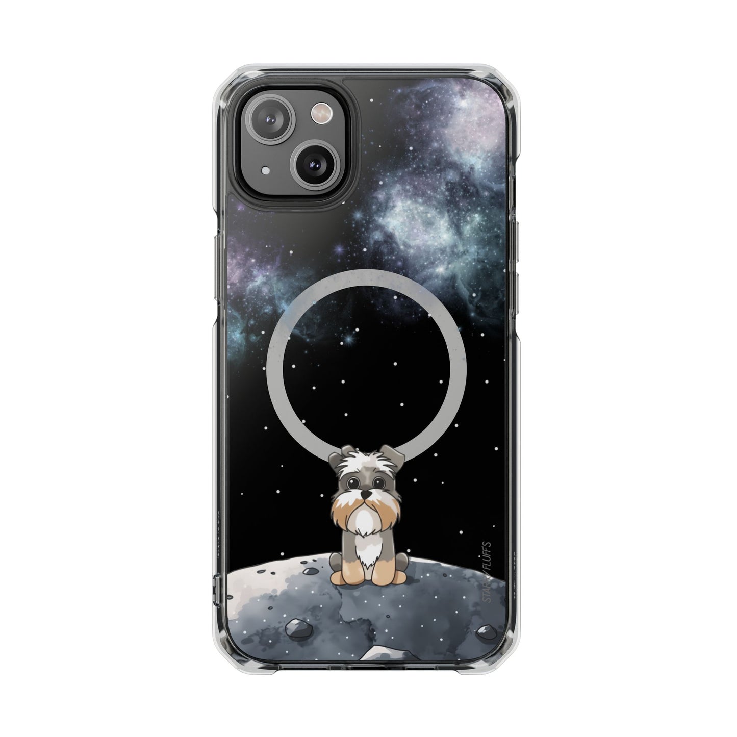 Starry Fluff's - Schnazzy in Space Magnetic Clear Case for iPhone Series