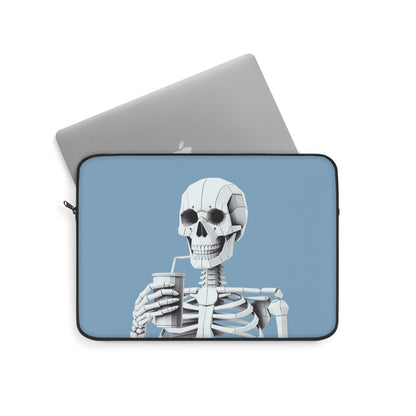 Skeleton Sipster Laptop Sleeve