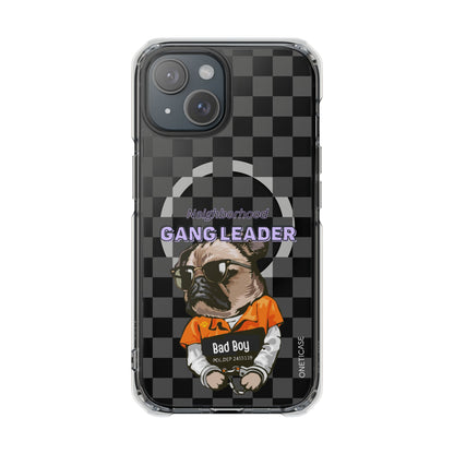 Pug Leader Magnetic Clear Case for iPhone Series