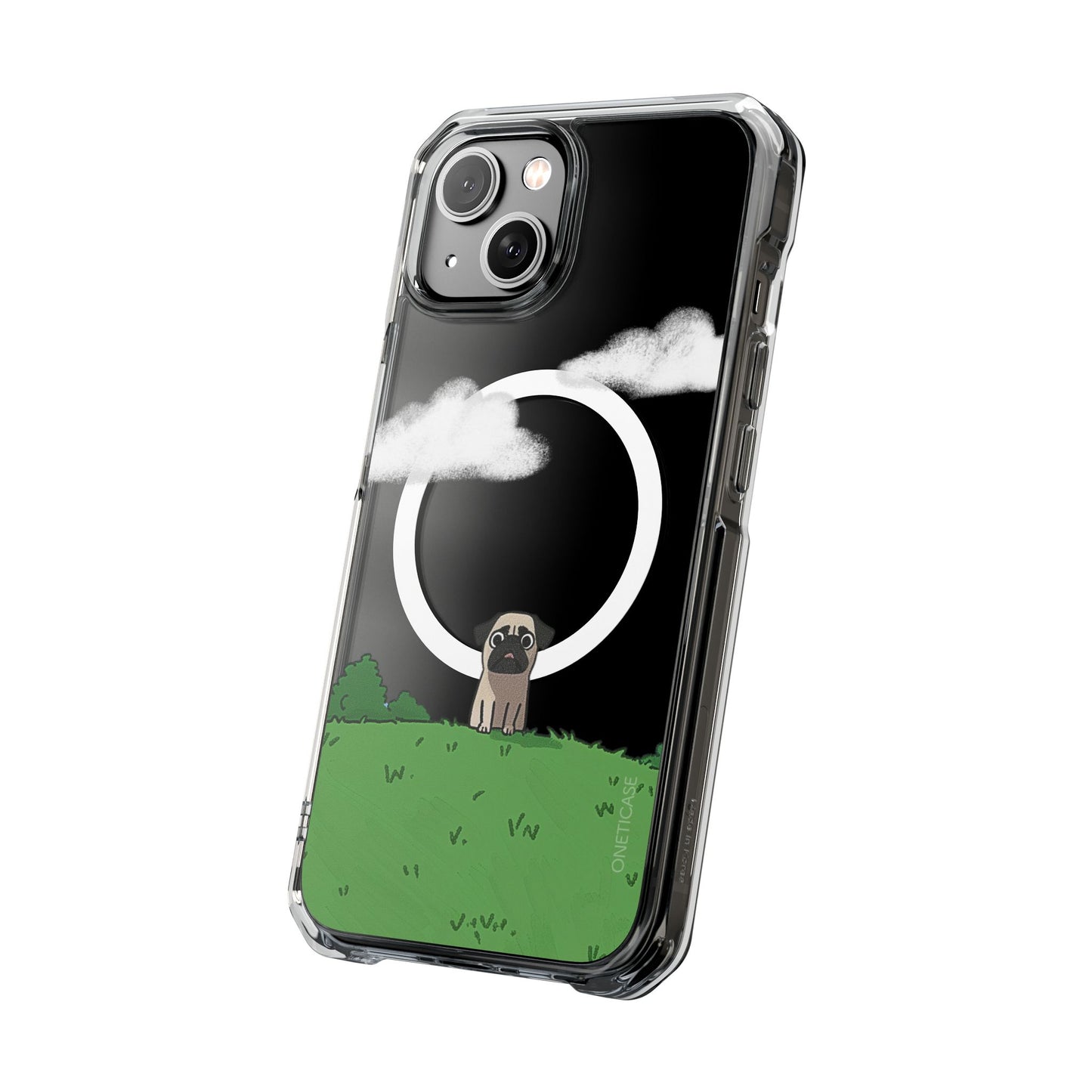 Pug in the Park Magnetic Clear Case for iPhone Series