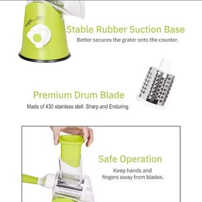 Manual Stainless Steel Vegetable Slicer Grater