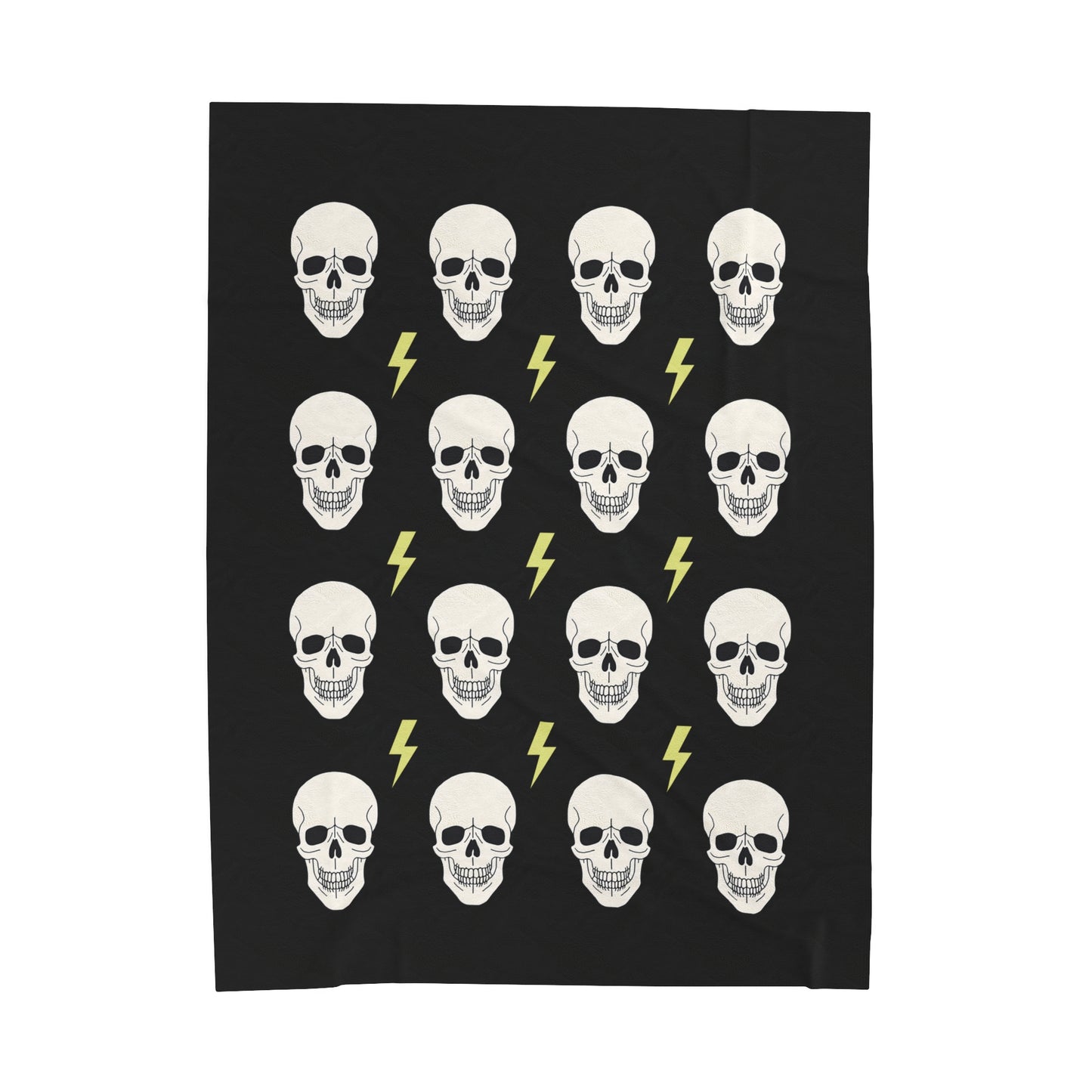 Gothic Skeleton Blanket Plush Throw