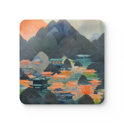 Japanese Landscape Coaster Set (4 PCS)