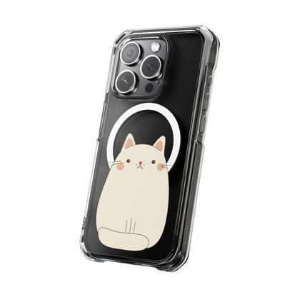 Oneticase Kawaii Chubby Cat Magnetic Case for  iPhone