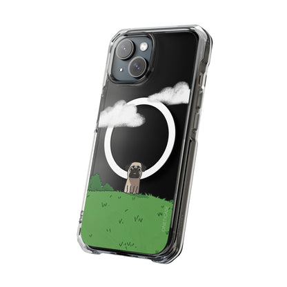 Pug in the Park Magnetic Clear Case for iPhone Series