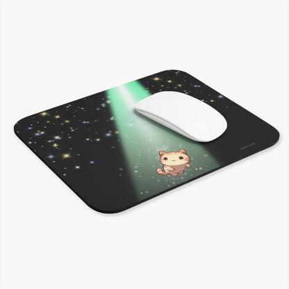 Starry Fluff's - Cosmo the Cat Beaming Mouse Pad