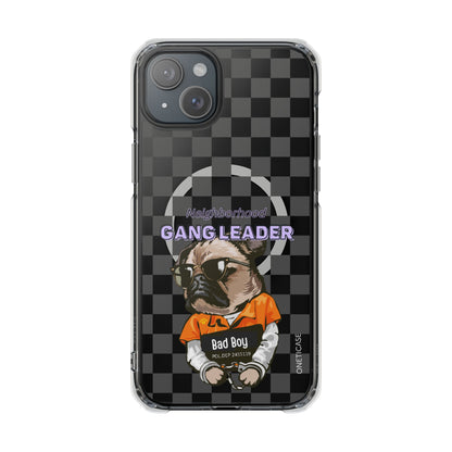 Pug Leader Magnetic Clear Case for iPhone Series