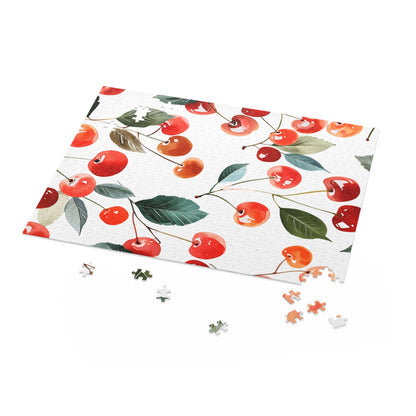 Retro Cherry Print Jigsaw Puzzle 500-Piece