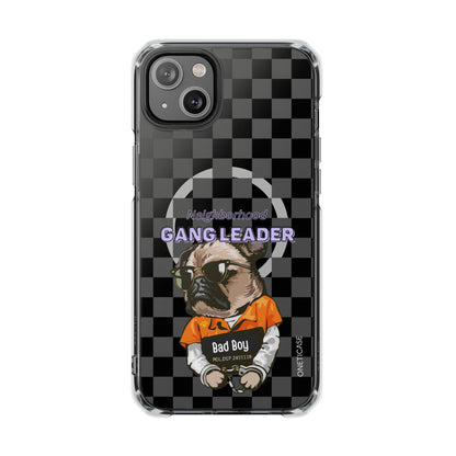 Pug Leader Magnetic Clear Case for iPhone Series