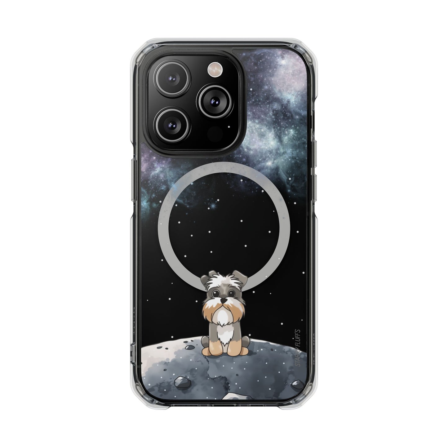 Starry Fluff's - Schnazzy in Space Magnetic Clear Case for iPhone Series