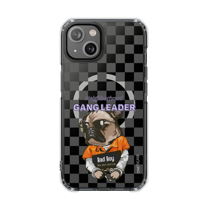 Pug Leader Magnetic Clear Case for iPhone Series