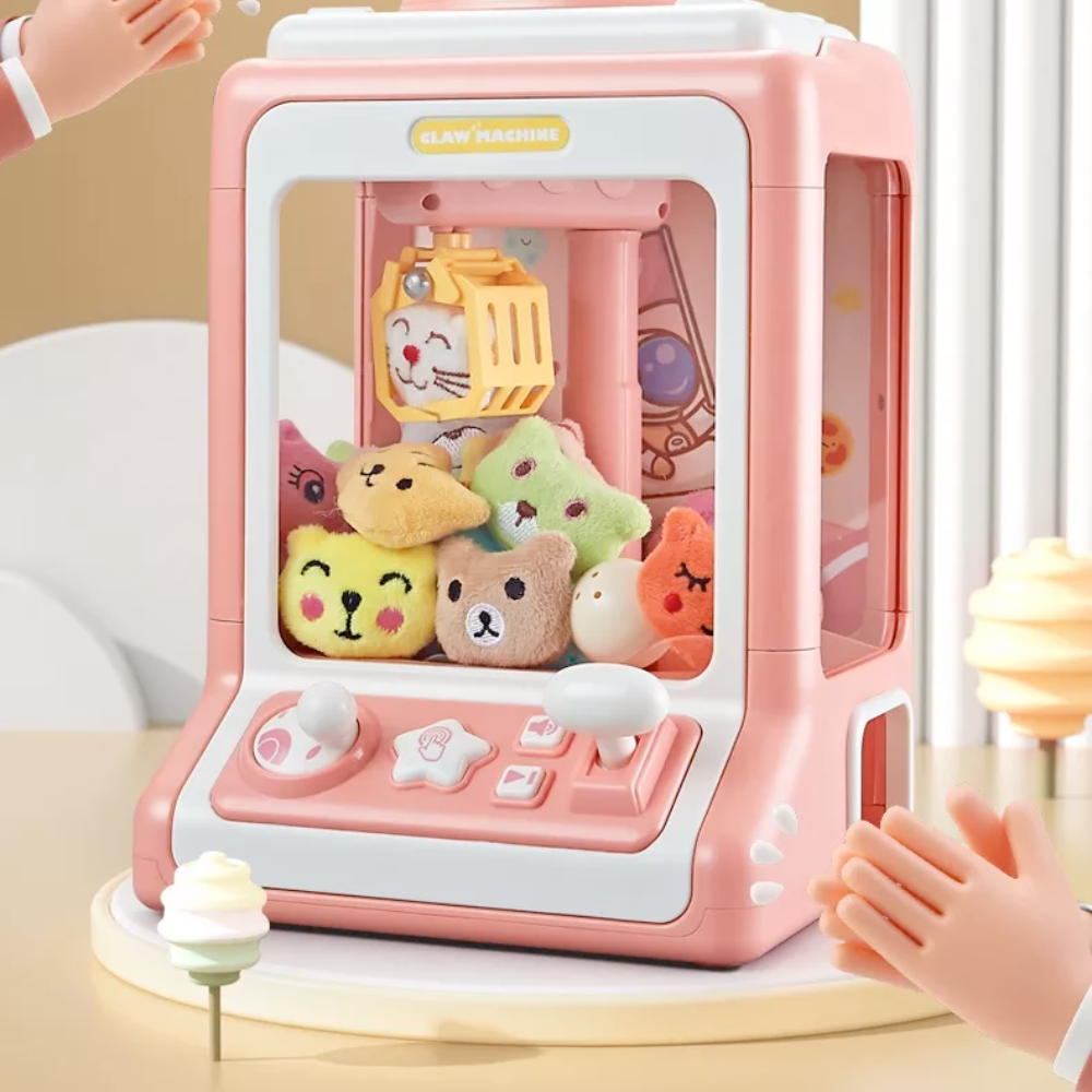 Mini Cartoon Amusement Claw Toy Machine