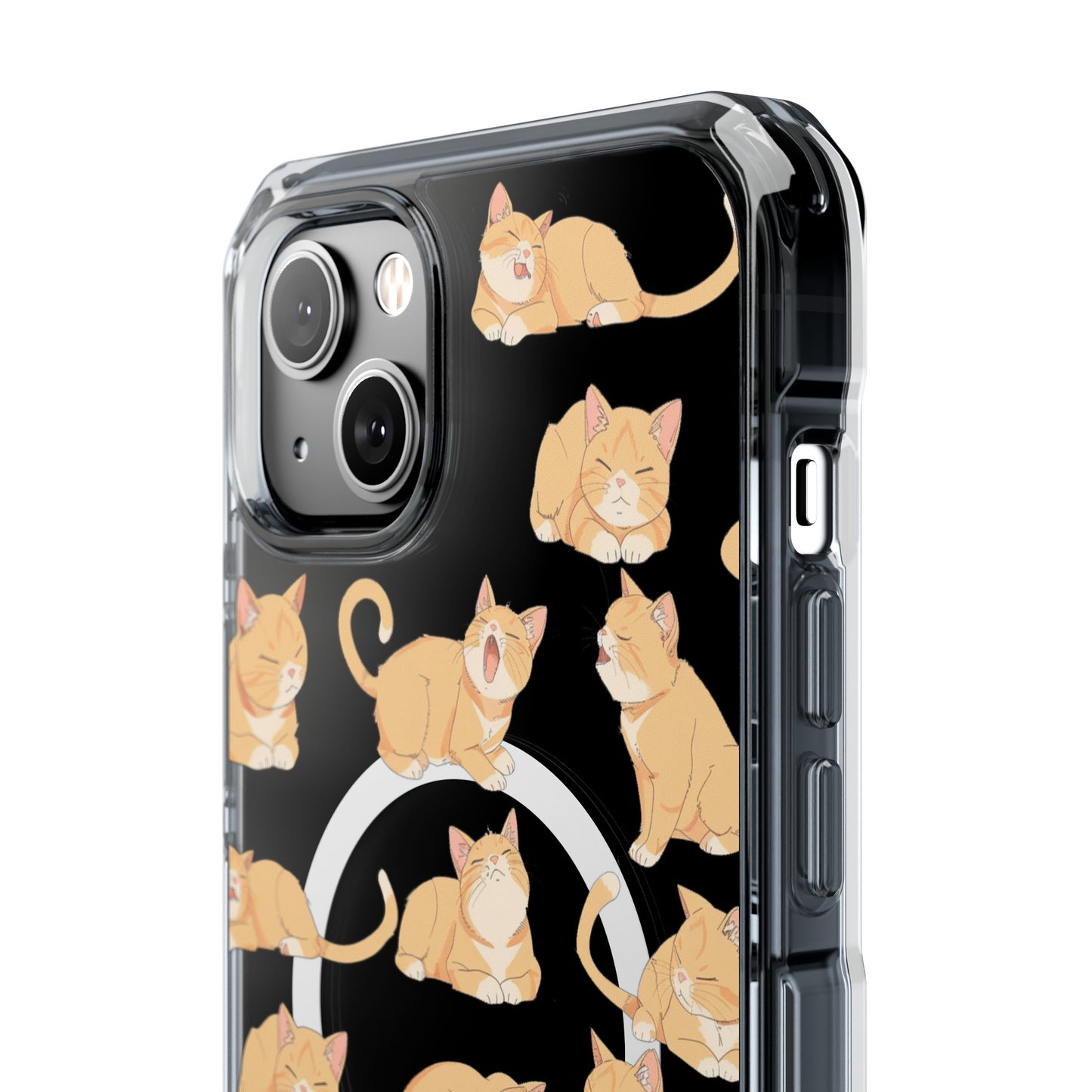 Oneticase Tabby Cats Pattern Magnetic Case for iPhone 14 and 15 series