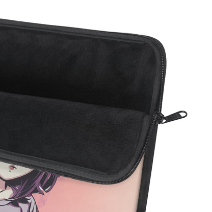 Purple Hair Anime Girl Laptop Sleeve