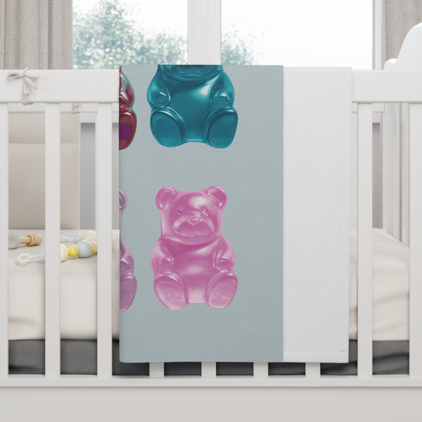 Gummy Bear Soft Fleece Baby Blanket