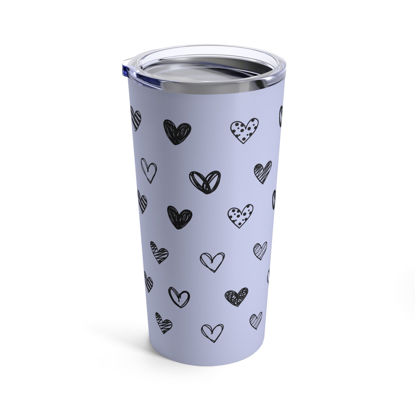 Hearts & Hearts Purple Tumbler 20oz