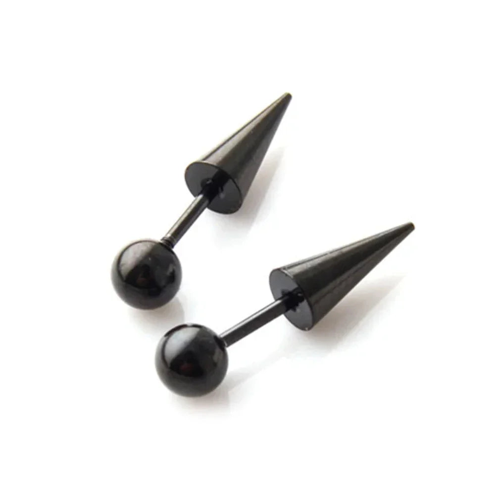 Unisex Spike Screw Earrings