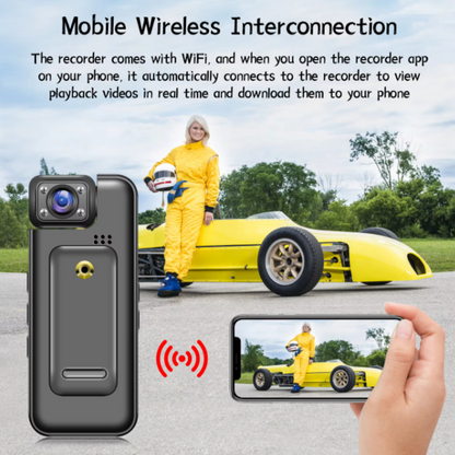 Mini Portable HD Rotatable WiFi Camera With 64GB Memory Card