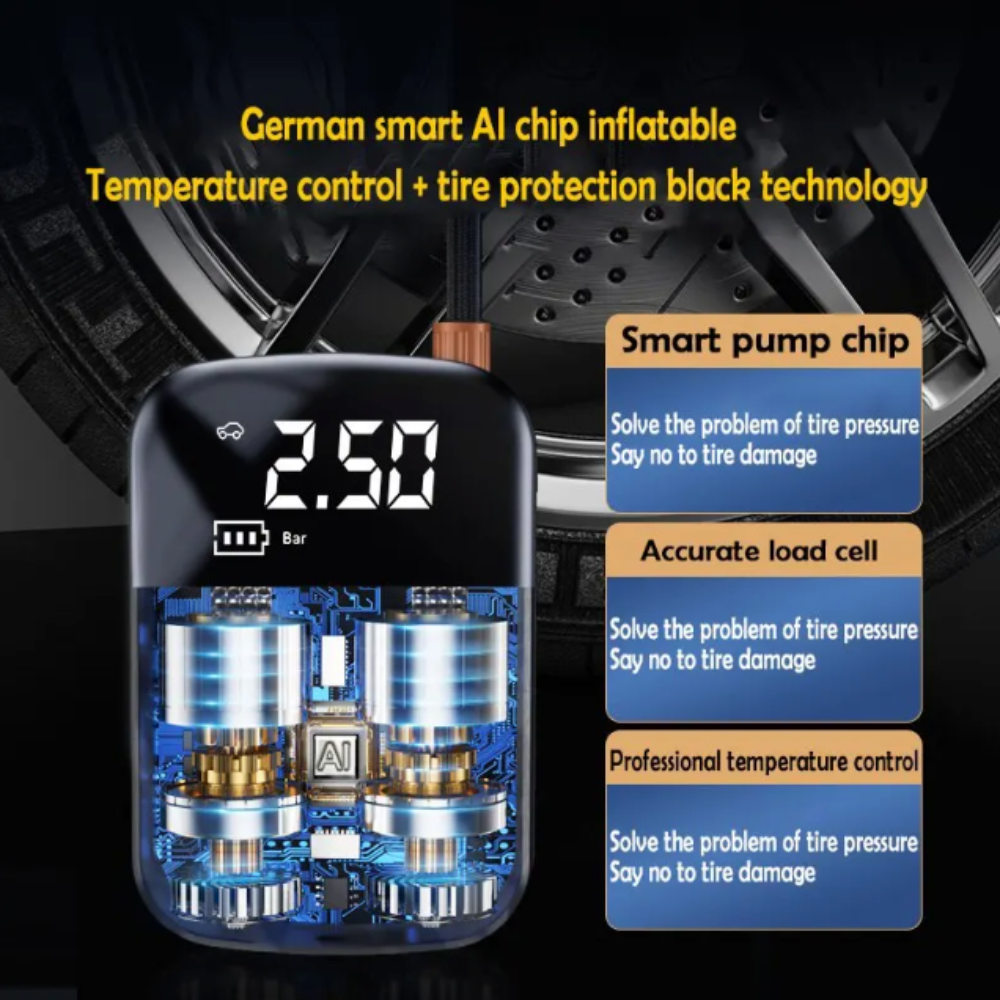 Mini Digital Wireless Air Compressor