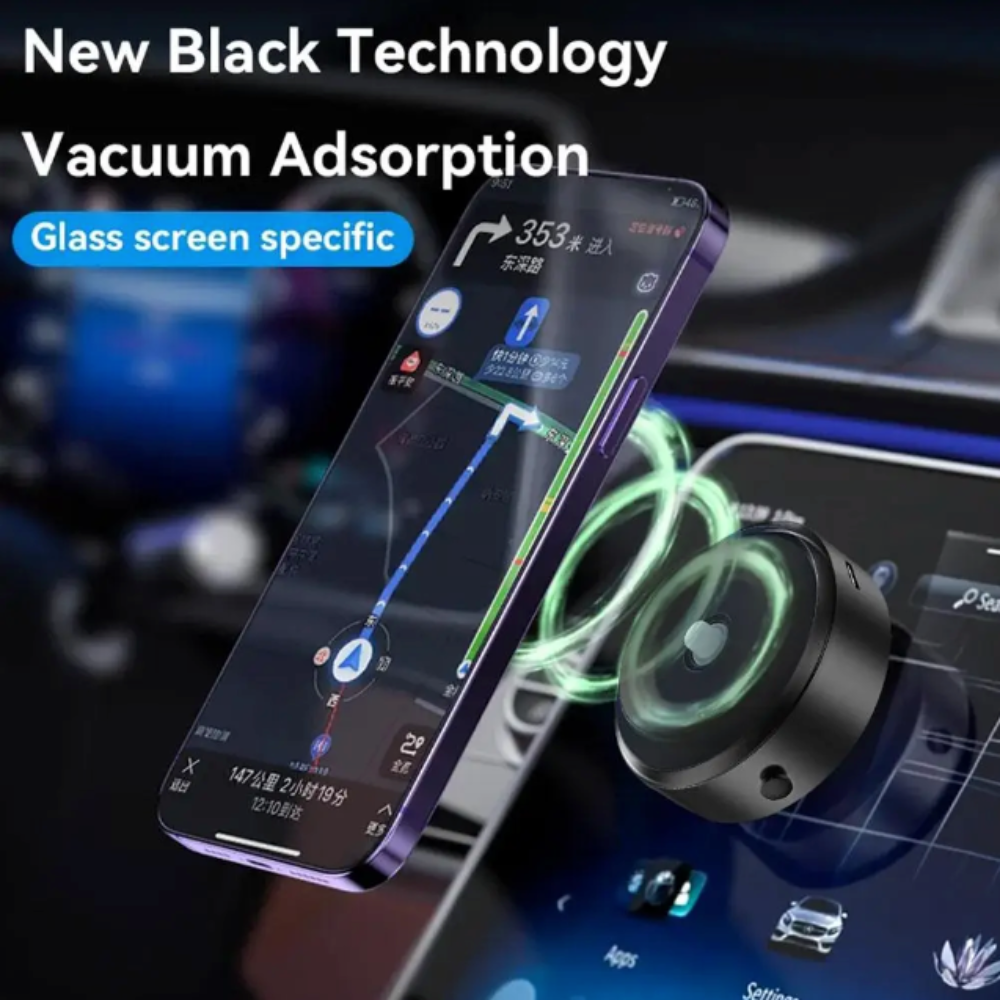 Magnetic Vacuum Adsorption Car Mount Mobile Phone Holder