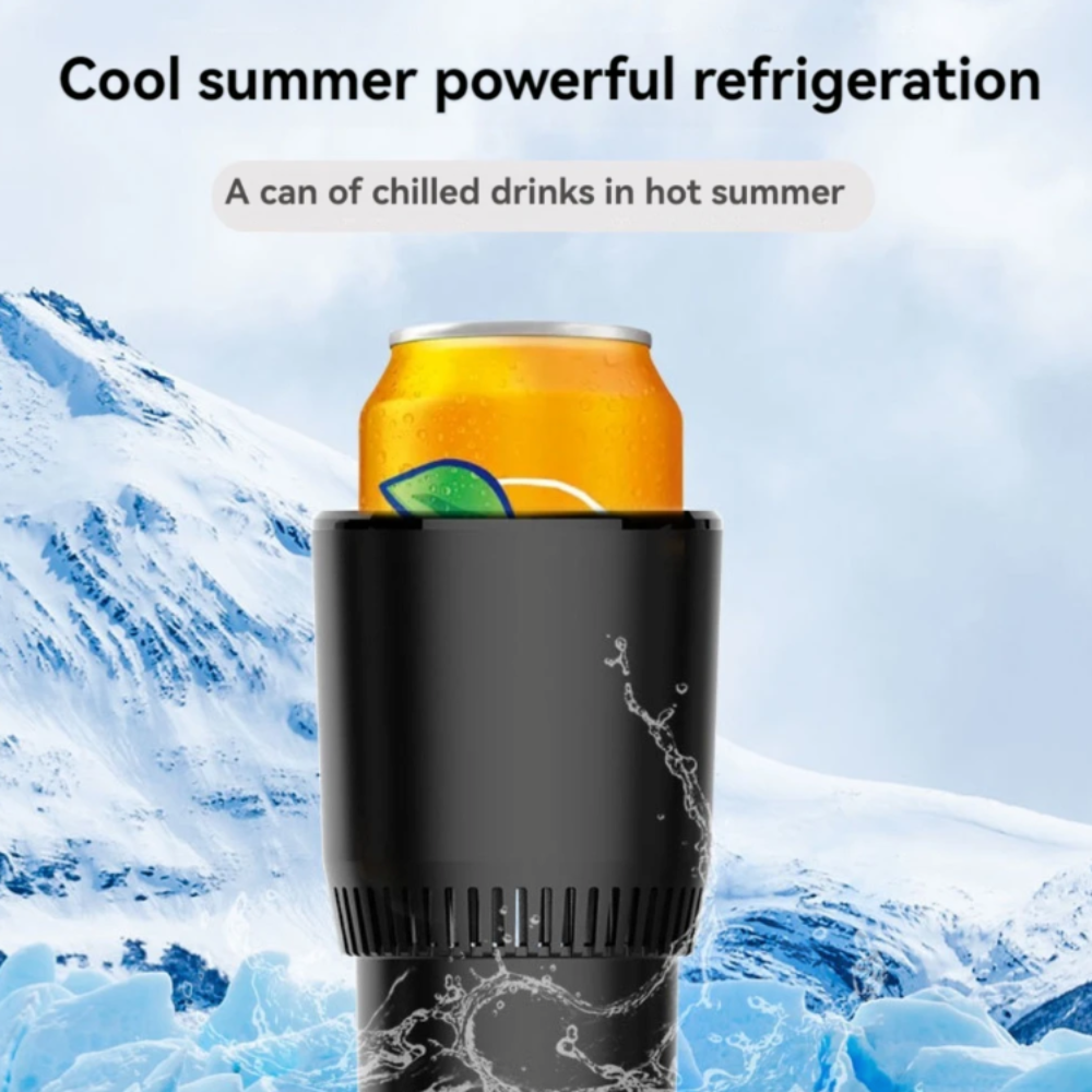 2-in-1 Smart Cooler Cup Holder with Digital Display