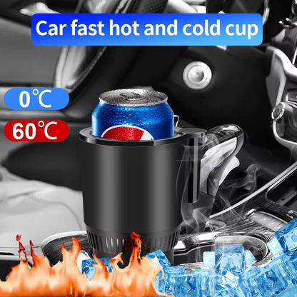 2-in-1 Smart Cooler Cup Holder with Digital Display