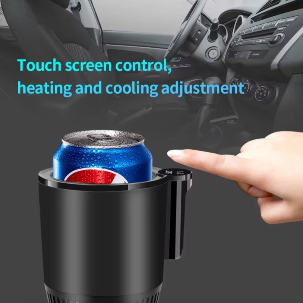 2-in-1 Smart Cooler Cup Holder with Digital Display