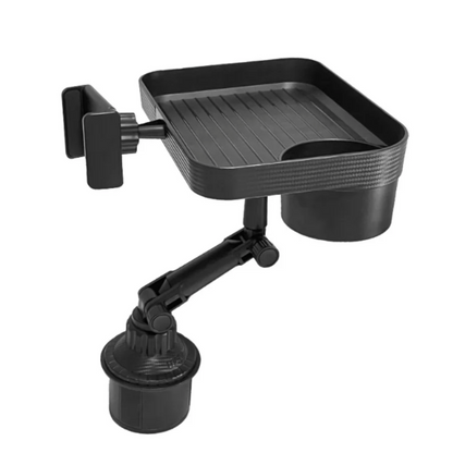 360 Degree Rotatable Car Cup Holder Food Tray