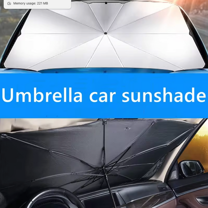 Foldable Car Windshield Sun Shade Umbrella