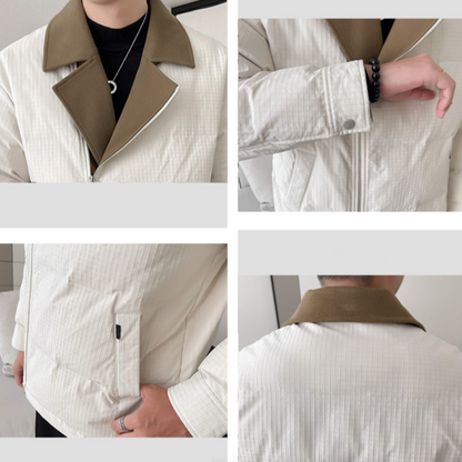 Mens Fold Over Zip Jacket