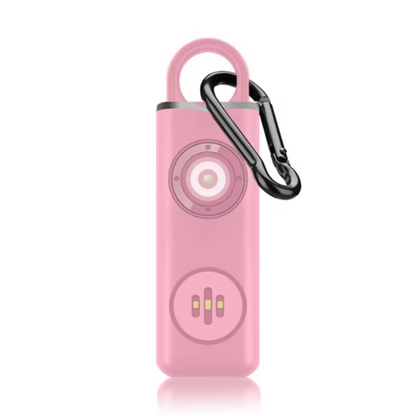 Rechargeable Personal Alarm Keychain with Flashlight